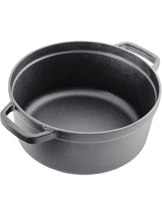 Казан чугунный с крышкой 3,5 л - фото 15