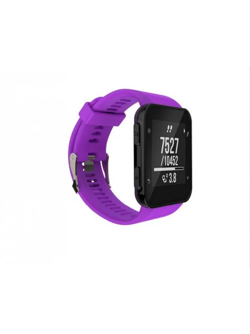MyPads Силиконовый ремешок для умных смарт-часов Garmin Forerunner, фиолетовый