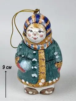 Елочная игрушка украшение дети сувенир Ceramic Fauna 106321550 купить за 1 370 ₽ в интернет-магазине Wildberries