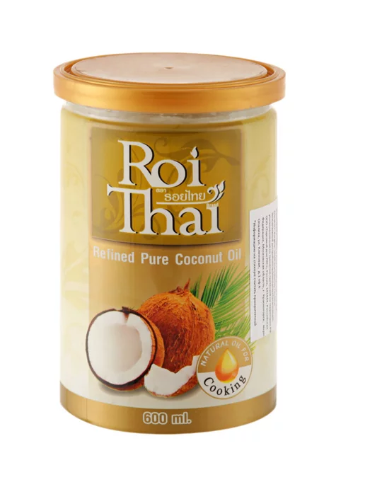 Основы Здоровья Рафинированное 100% кокосовое масло ROI THAI, 600мл, 600 мл, фото 2