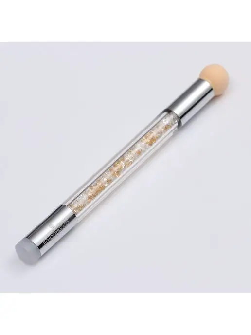 Born Pretty Кисть для дизайна ногтей со штампом Gold dual-ended, золотой