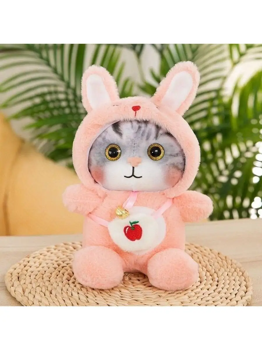 Мягкая игрушка кот в капюшоне 23 см AVA Toys 106465653 купить в  интернет-магазине Wildberries