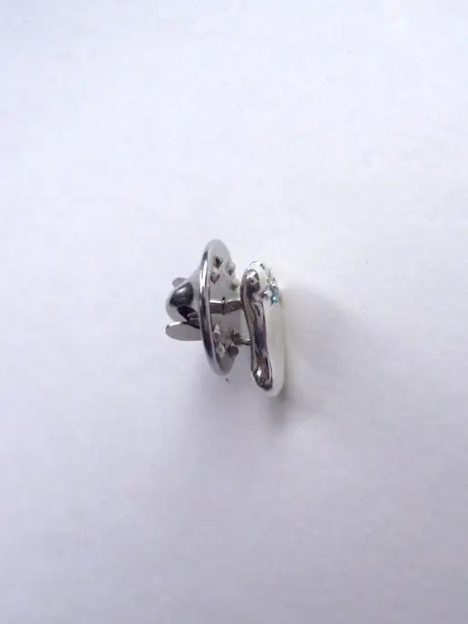 Jewelake Ножка младенца Брошь миниатюрная Серебро 925, серебристый, фото 7