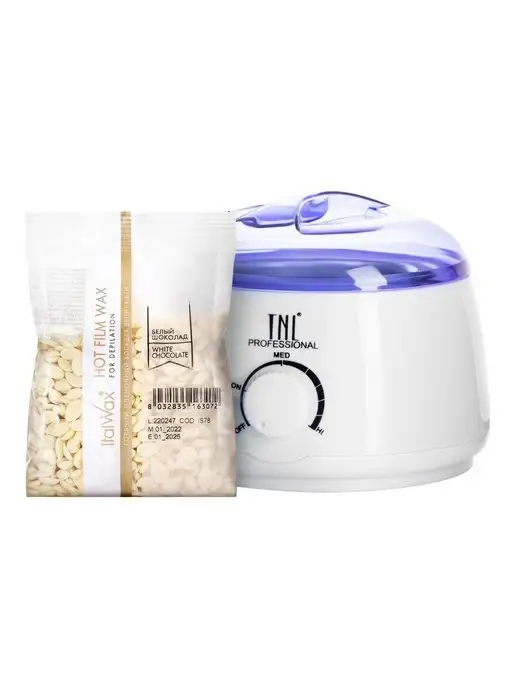 ITALWAX Горячий воск для депиляции гранулы Белый шоколад, набор 3 шт, 3 шт, фото 6