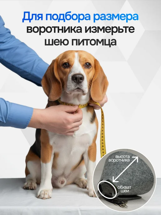 ГуренКОТ Ветеринарный воротник для кошек и собак, серый, фото 6