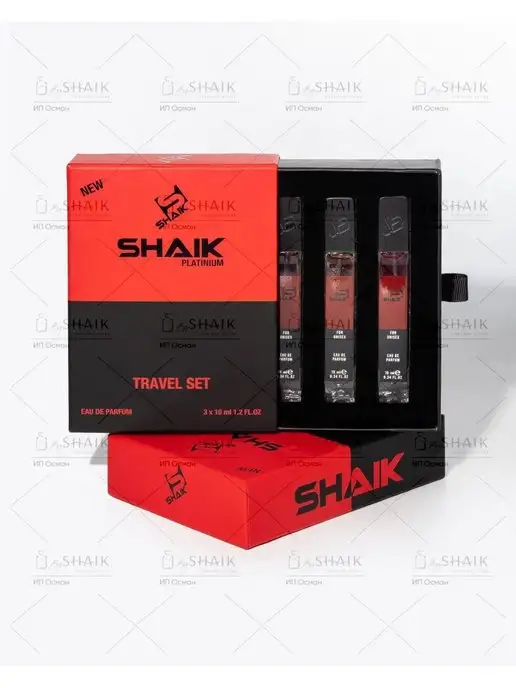 SHAIK Подарочный набор для женщин № 165 унисекс парфюмерная вода, 3 шт, фото 6