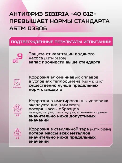 SIBIRIA Антифриз G12+ (-40) карбоксилатный 5 кг, 10 кг, фото 5