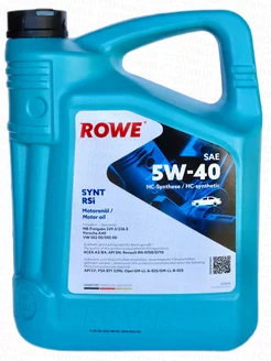 HIGHTEC Synt RSi SAE 5W-40 5л Rowe 106800504 купить за 4 568 ₽ в интернет-магазине Wildberries