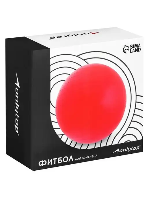 In Mother's Hands Фитбол, ONLYTOP, d 85 см, 1400 г, антивзрыв, цвет оранжевый, 1,4 кг, фото 5
