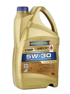 Моторное масло VMP SAE 5W-30 5л. 4014835851658 RAVENOL 107224844 купить за 10 031 ₽ в интернет-магазине Wildberries