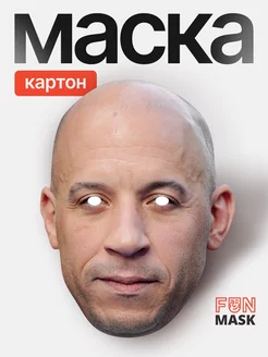 Маска Доминик Торетто Вин Дизель, картон FUN MASK 107343480 купить за 269 ₽ в интернет-магазине Wildberries