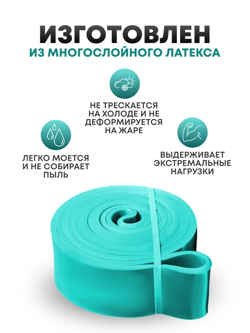 HARBR FITNESS Резинка фитнеса эспандер ленточный 22-57кг, 2257 кг, фото 2