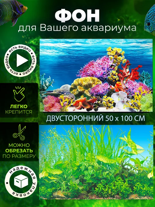 КУПИФОН Фон 50х100 для аквариумов и террариумов, 50x100
