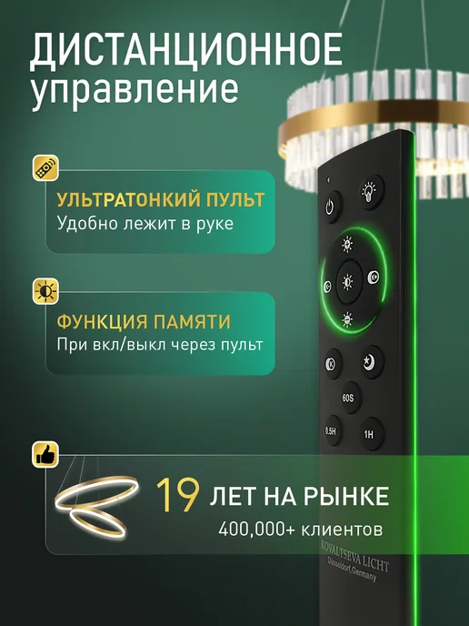 NATALI KOVALTSEVA Люстра большая светодиодная в гостиную зал, желтый, фото 7