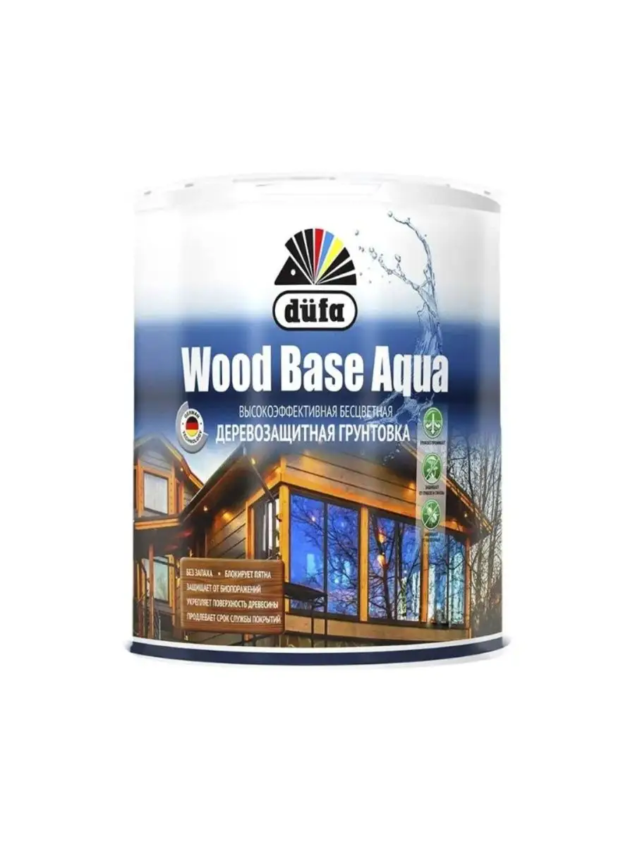 Грунтовка для дерева Wood Base Aqua 0,9 л