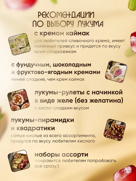 Лавочка Султана Рахат лукум гранатовый и султан с фисташками, вариант, фото 6
