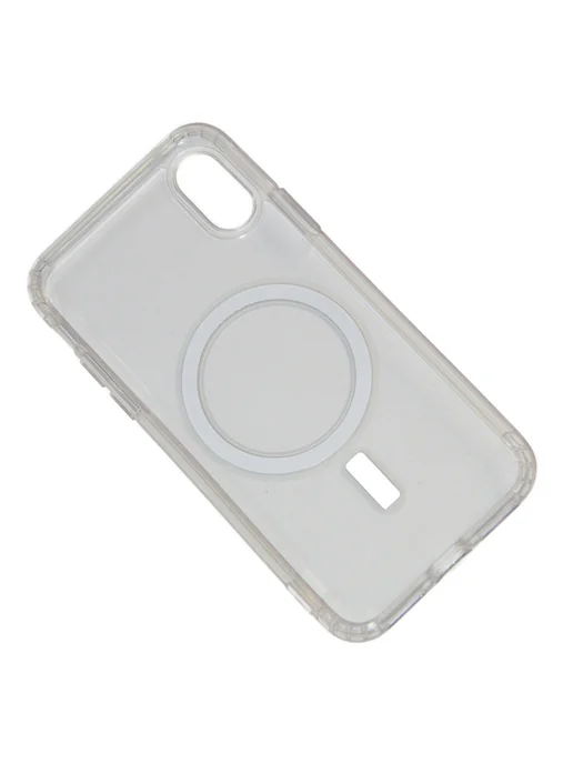Promise mobile Чехол iPhone X XS силиконовый MagSafe, белый, фото 2