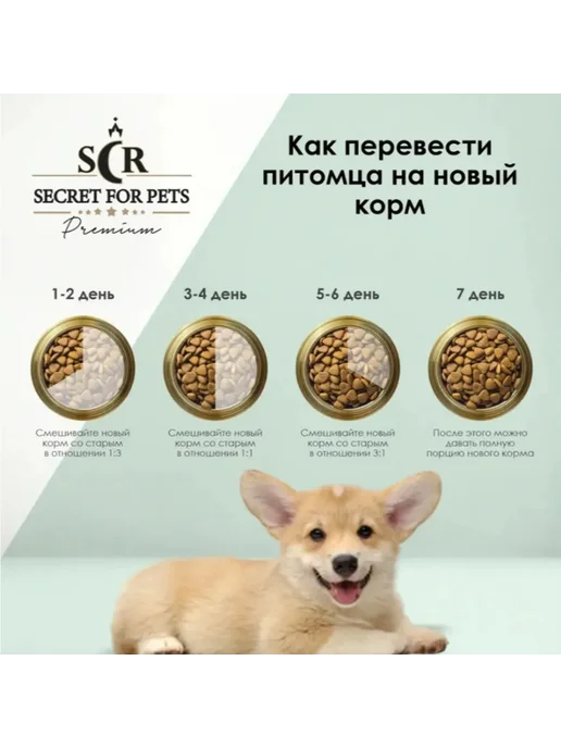 Сухой корм SECRET для собак, мелкие, курица, 2 кг, фото 8