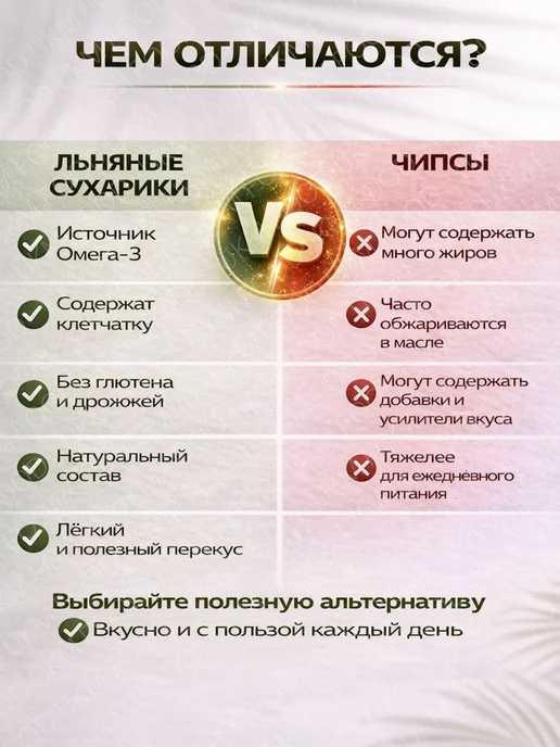 UKM FOOD Флакс-кубики Льняные сухарики с аджикой, 40 гр, 40 г, фото 5