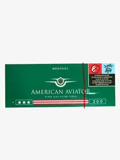 Гильзы для самокруток Menthol, 200 шт American Aviator 108548671 купить за 283 ₽ в интернет-магазине Wildberries