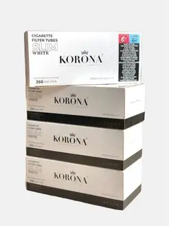 Гильзы для самокруток Slim White, 1000 шт KORONA 108564827 купить за 1 815 ₽ в интернет-магазине Wildberries