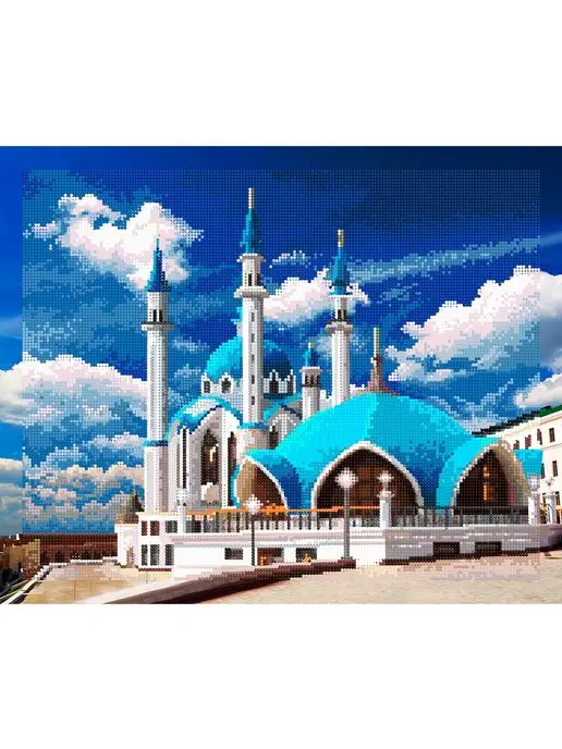 Art on Canvas Мечеть Кул-Шариф Алмазная мозаика на подрамнике 40х50, 40x50, фото 2