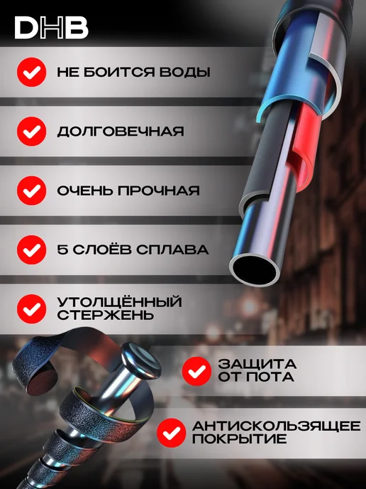 DaHyanBit Бита бейсбольная для самозащиты Оберег, черный, фото 3