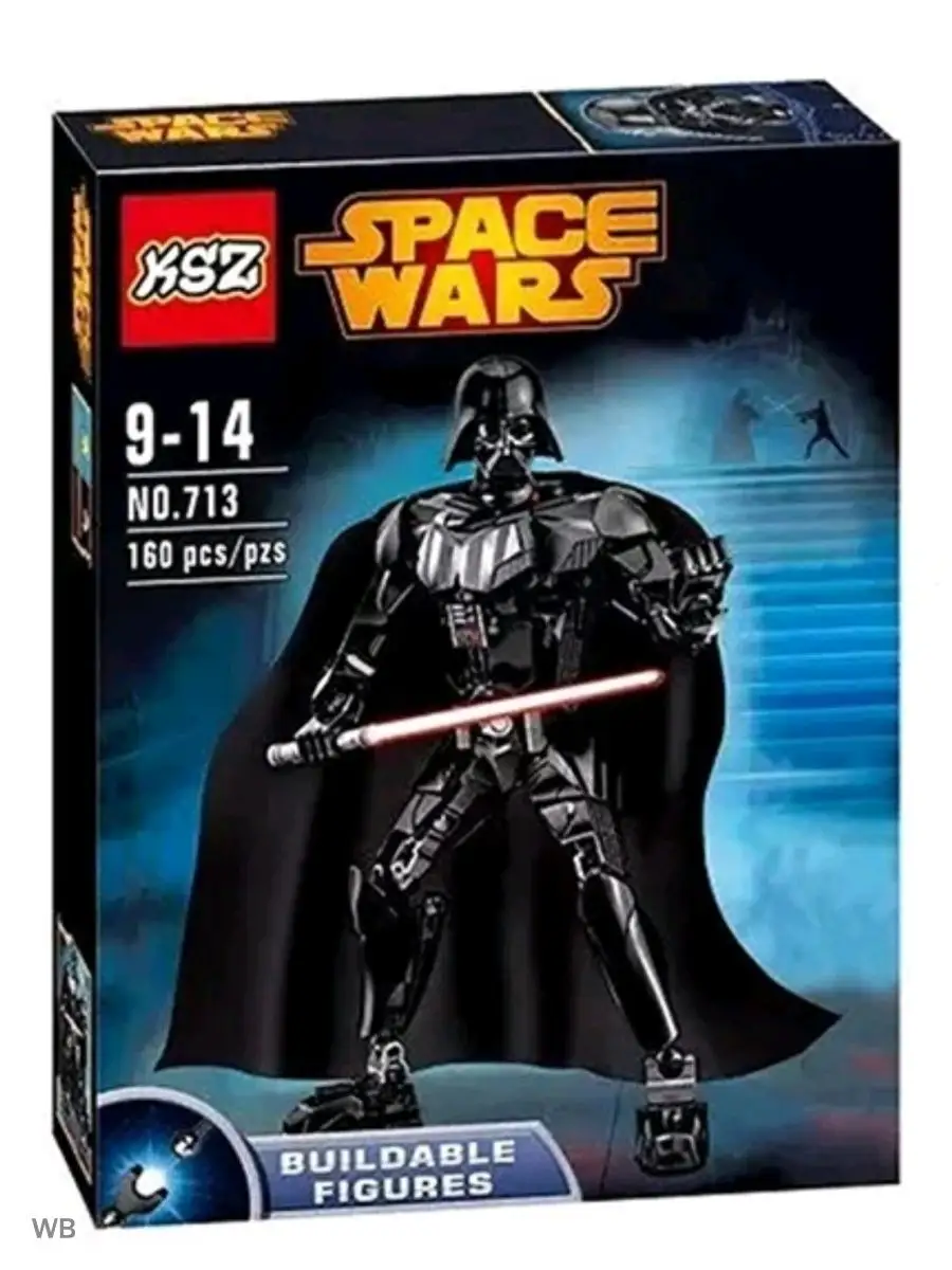 Конструктор Звездные войны Space wars Фигура Дарт Вейдера LEGO 108677038  купить за 887 ₽ в интернет-магазине Wildberries