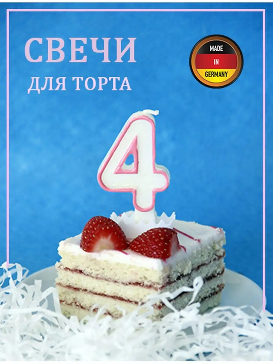 Свечи для торта цифры Guenthart 108682064 купить за 123 ₽ в  интернет-магазине Wildberries