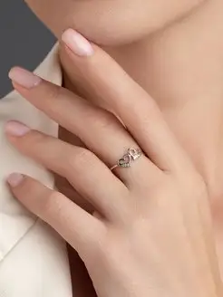 Серебряное кольцо, ювелирное украшение Teya jewelry 108682415 купить за 1 215 ₽ в интернет-магазине Wildberries