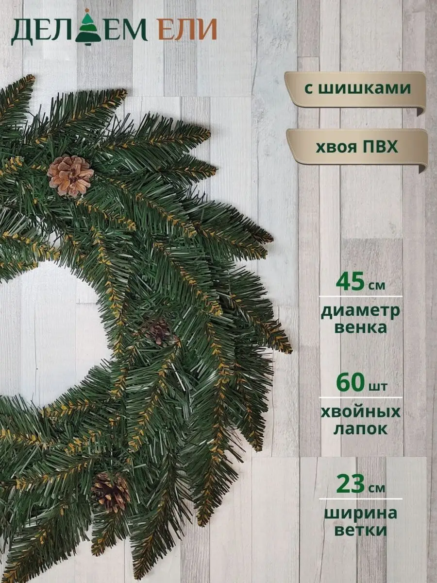 Лучшие Новогодние хвойные гирлянды, венки в Киеве - Triumph tree🎄