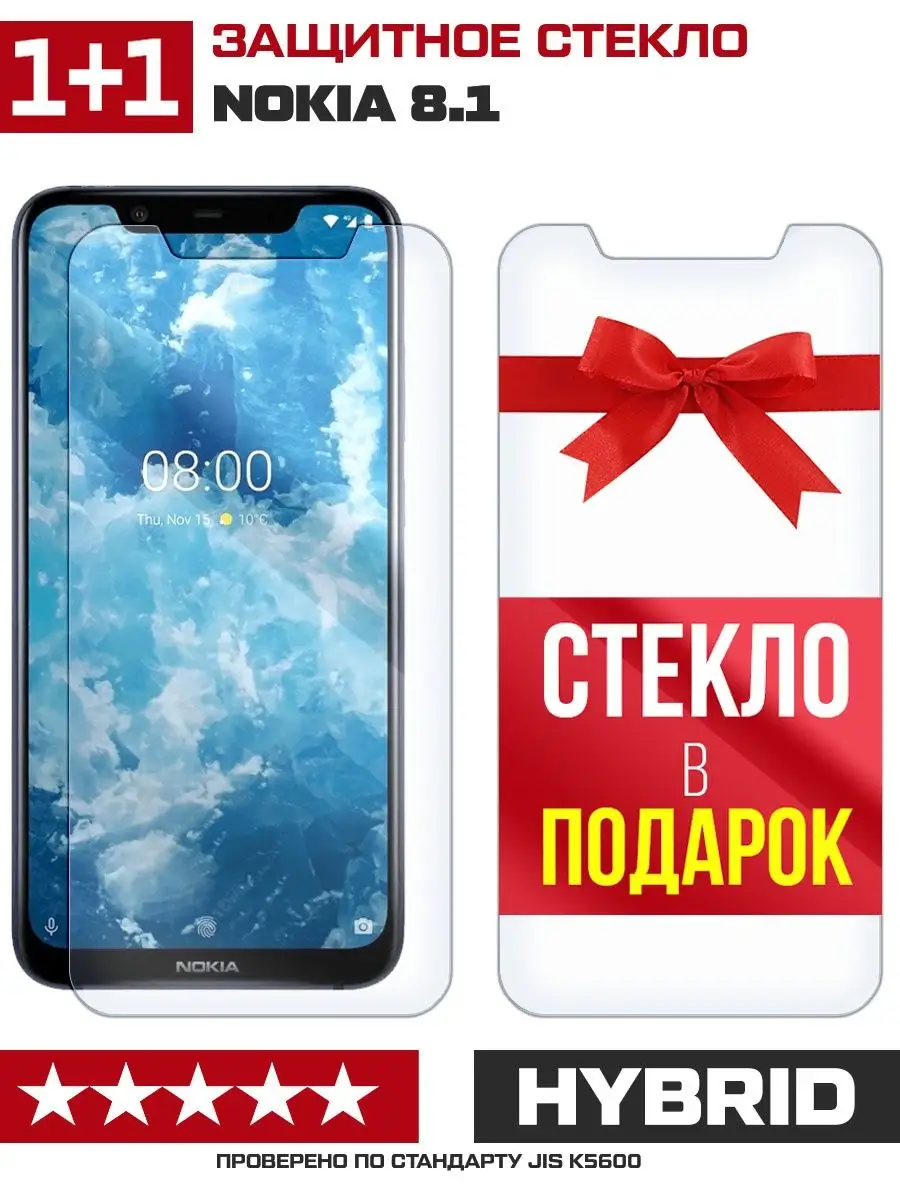 Два стекла для Nokia 8.1