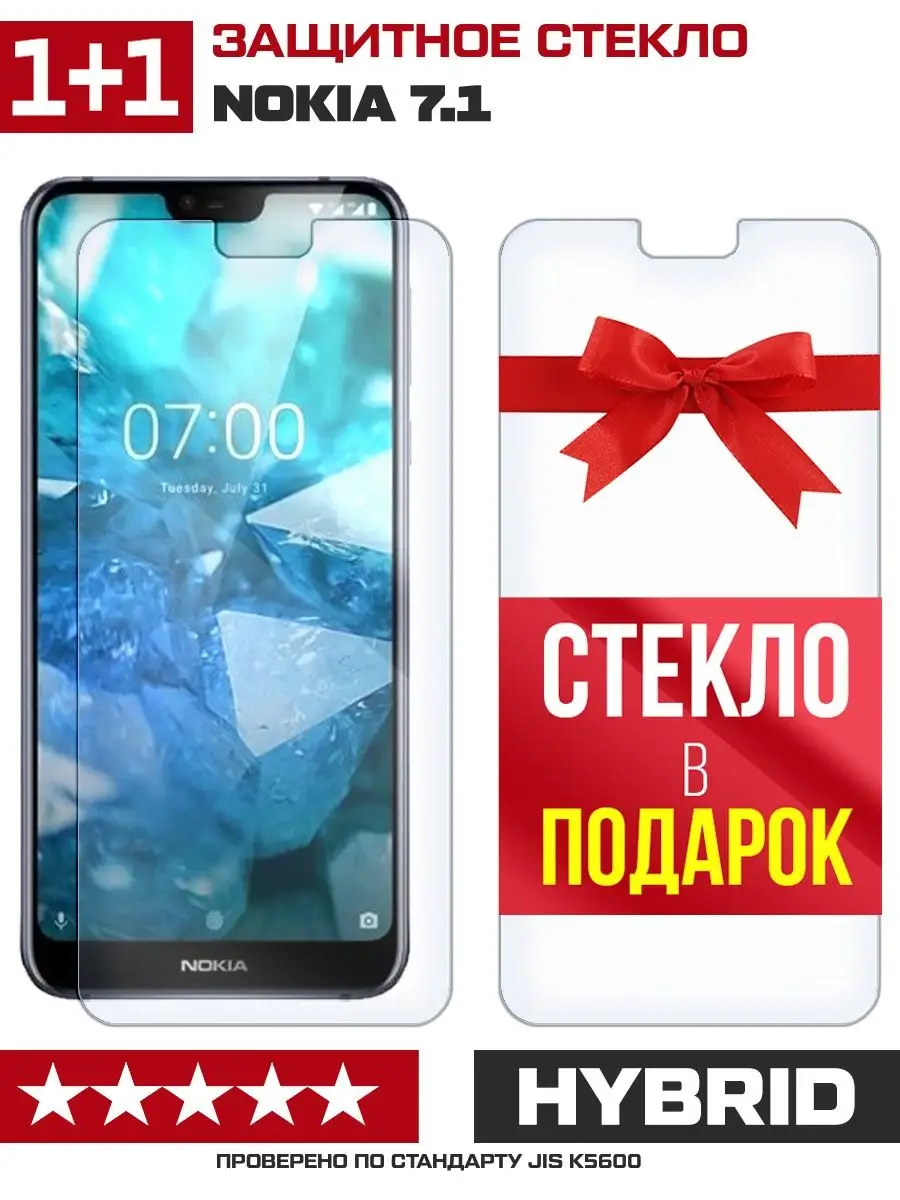 Два стекла для Nokia 7.1