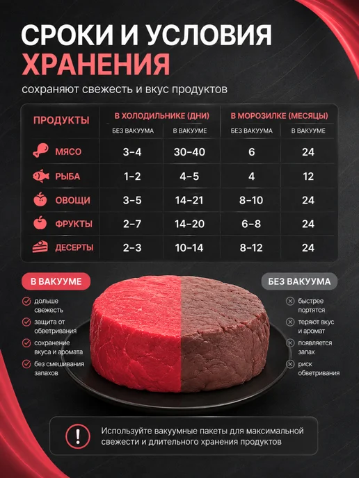 ПАКСИМУС Пакеты для вакууматора рифленые 28х500 см, 15x500 см, фото 6
