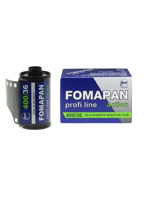 FOMA Фотопленка черно-белая FomaPan 400 35 мм 36 кадр, черный, фото 2