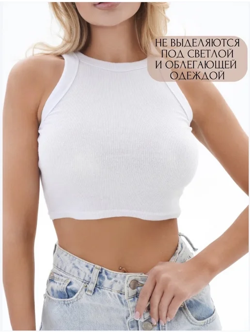 QualityShop Силиконовые накладки на грудь - наклейки на соски, белый, фото 6