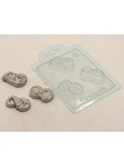 AnyMolds Восьмерка форма для мыла и шоколада, белый, фото 2