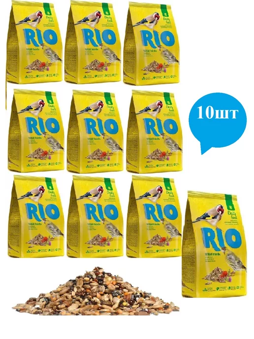 Сухой корм Rio Лесных Птиц для собак, 0,5 кг