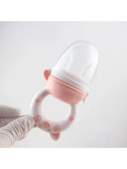 Baby toys! Ниблер силиконовый для прикорма, белый, фото 3