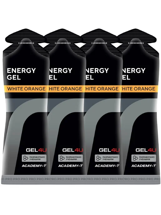 Gel4u 4 шт x 60 г, Апельсин, гель для марафона, гель для бега, 4 шт, 60 г, фото 4
