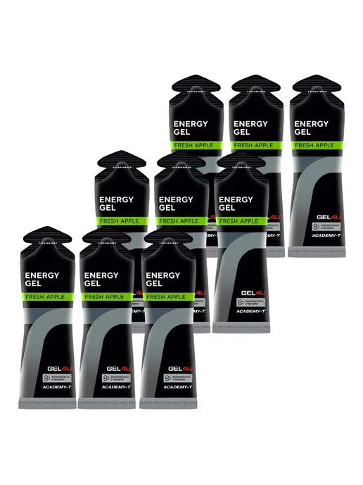 Gel4u 7 шт x 60 г, Яблоко, гель для марафона, гель для бега, 9 шт, 60 г