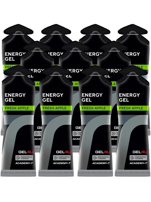 Gel4u 7 шт x 60 г, Яблоко, гель для марафона, гель для бега, 11 шт, 60 г, фото 4