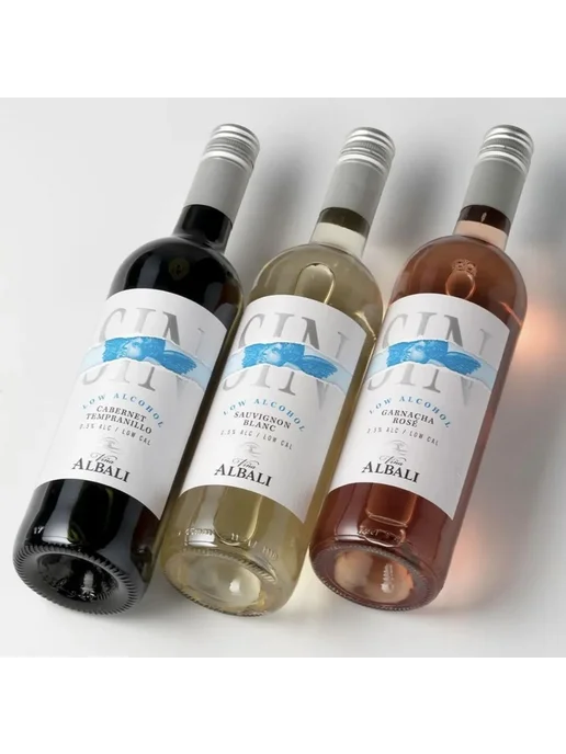 Albali Вино Vina Sauvignon Blanc безалкогольное белое 0,75 л, 750 мл, фото 3