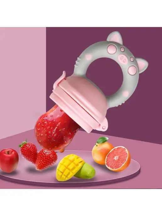 Baby toys! Ниблер для прикорма с сеточкой, зеленый, фото 3