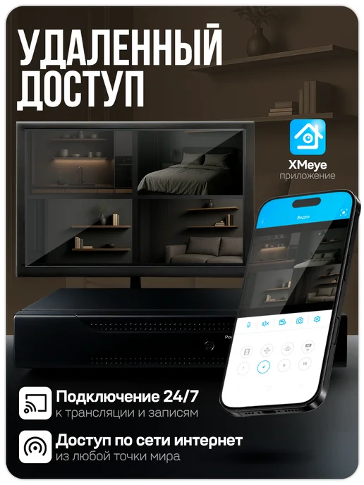 Ps-Link Комплект видеонаблюдения AHD KIT-C201HDC, вариант, фото 9