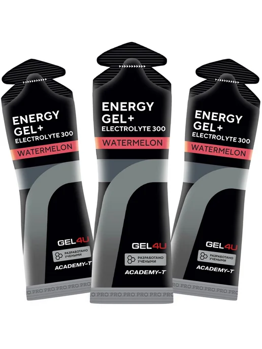Gel4u Энергетический гель для энергии 3 x 60 г, Арбуз, 3x60, 60 г, фото 4