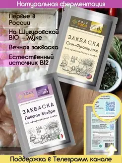 Закваска для хлеба ЛевитоМадре и СанФран PolyFood 109408981 купить за 147 ₽ в интернет-магазине Wildberries