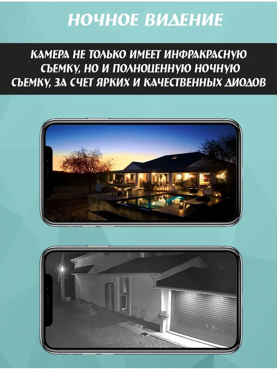 Камера видеонаблюдения уличная Wi-fi 8MP EVO tech 109416296 купить в  интернет-магазине Wildberries