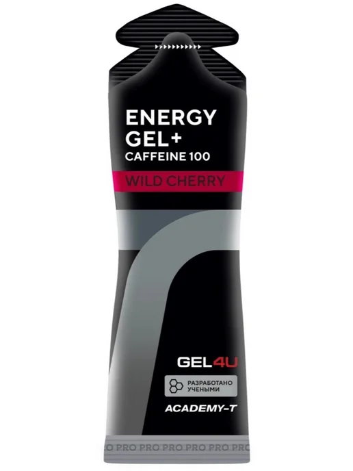 Gel4u Гель питьевой Energy Gel MIX 4 x 60 г, Яблоко, Вишня №1, №2, фото 5