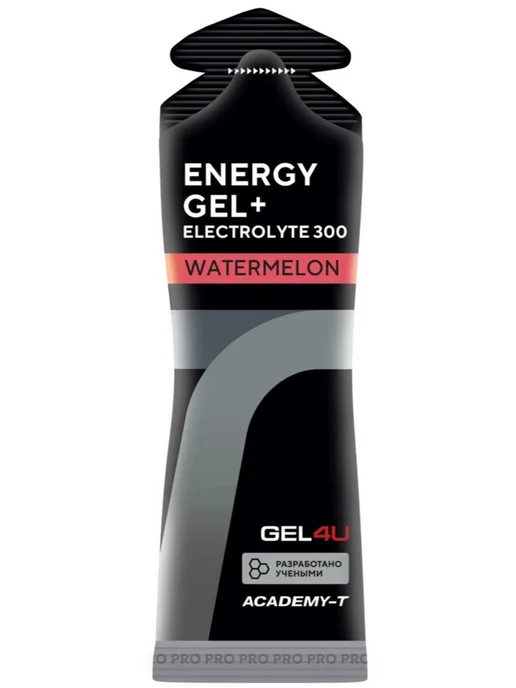 Gel4u Гель питьевой Energy Gel MIX 4 x 60 г, Яблоко, Соленый Арбуз, 4x60, 60 г, фото 4